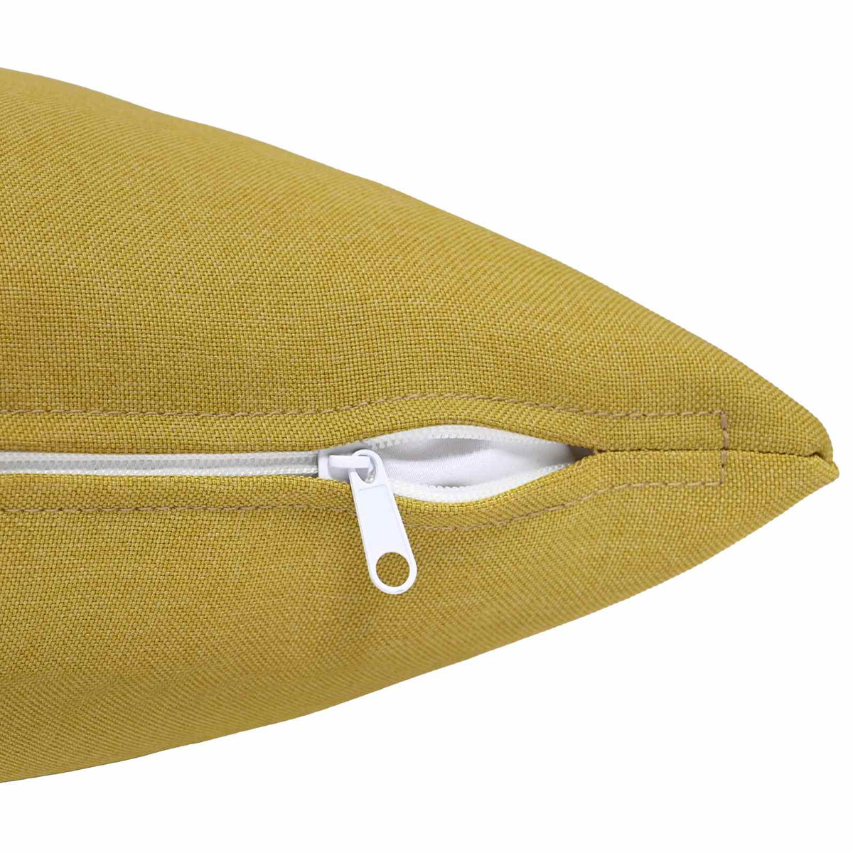 Cushion with Pillow HEERLEN 2 pcs Light Green Fabric