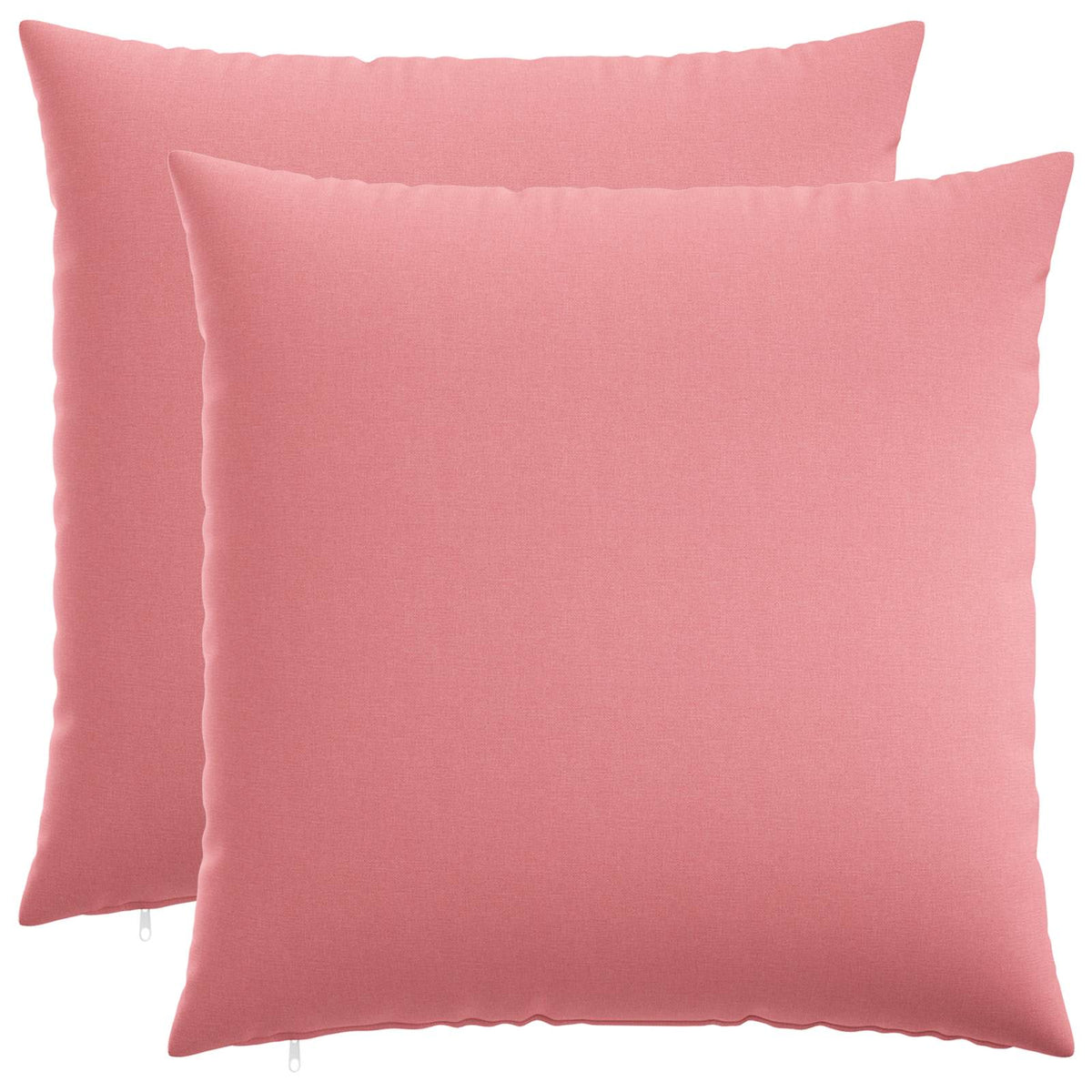 Throw Pillow 2 pcs HEERLEN Pink 65 x 65 cm Fabric
