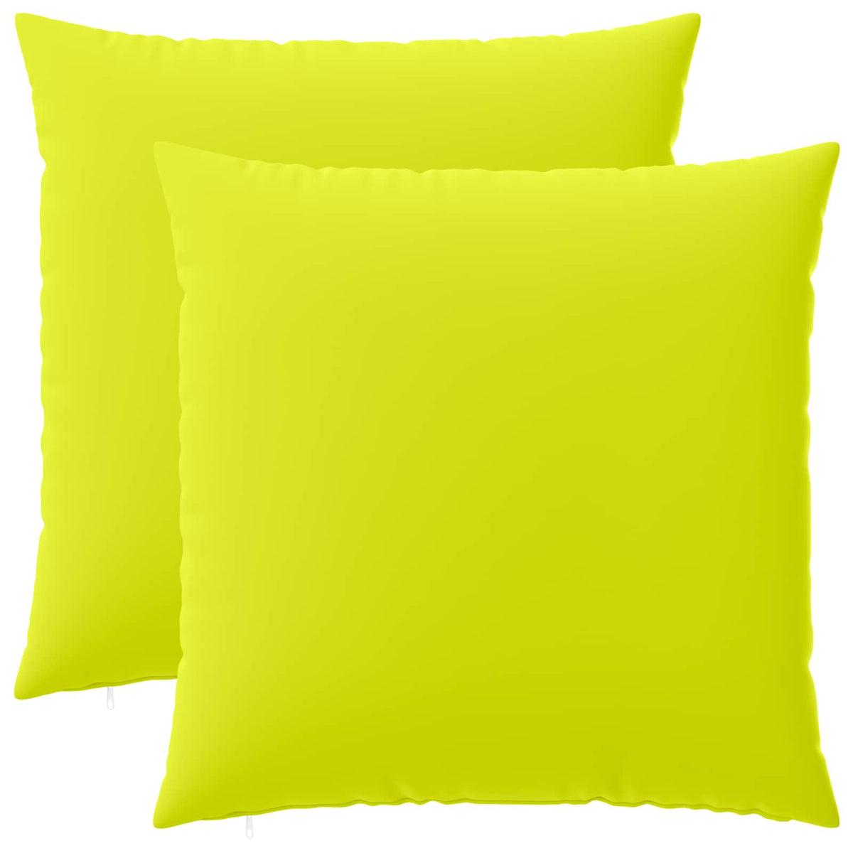 Cushion with Pillow HEERLEN 2 pcs Bright Green Polyester