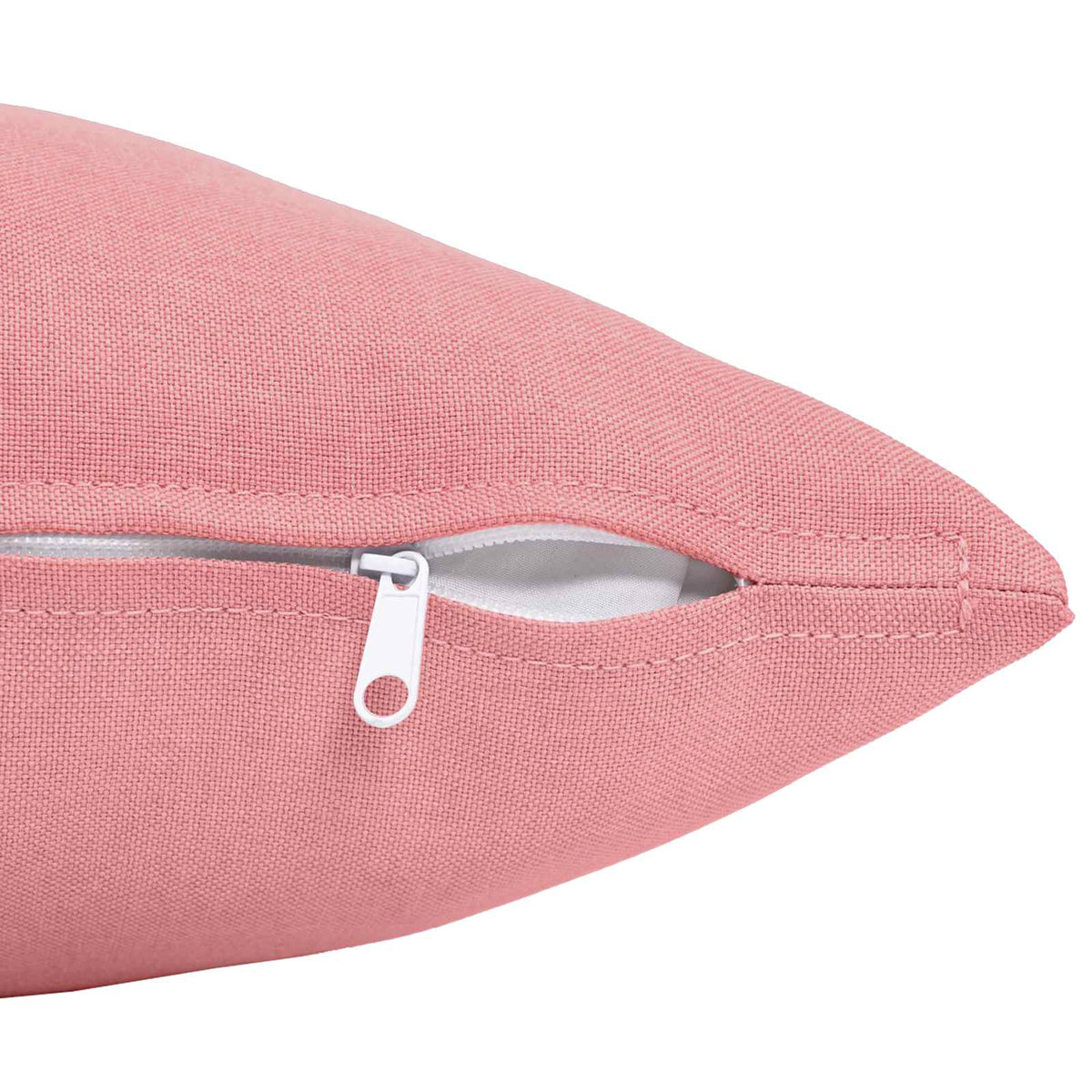 Cushion with Pillow HEERLEN 2 pcs Pink Fabric