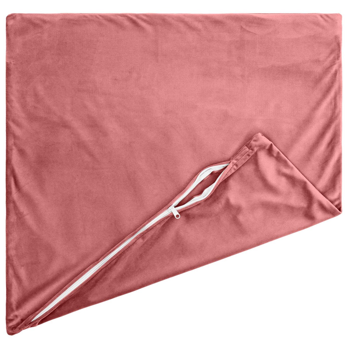 Cushion with Pillow HEERLEN 2 pcs Pink Velvet