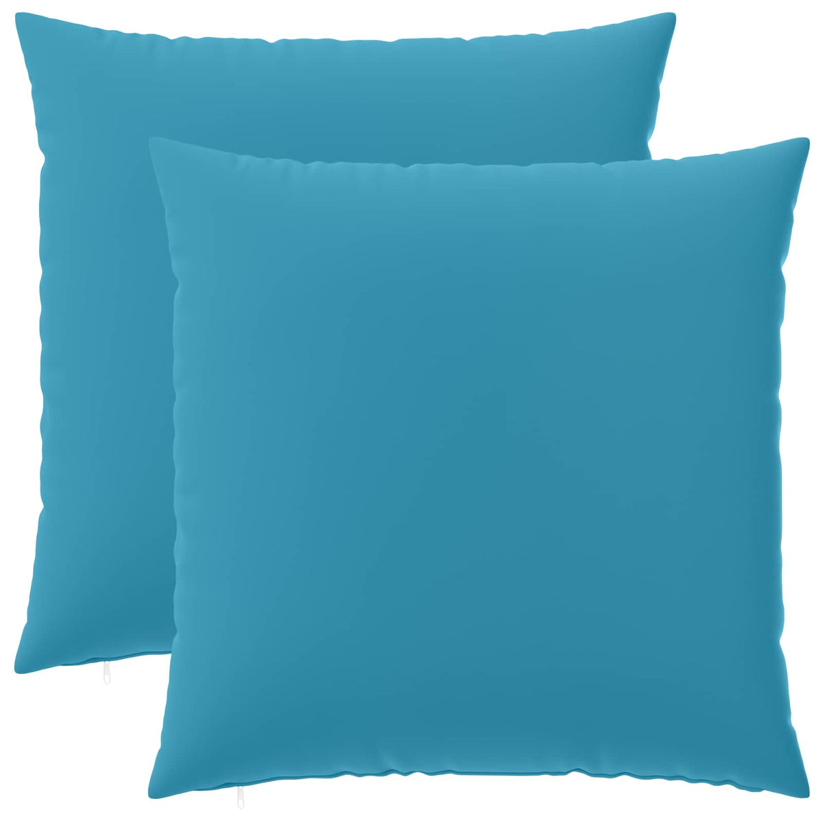 Cushion with Pillow HEERLEN 2 pcs Light Blue Polyester