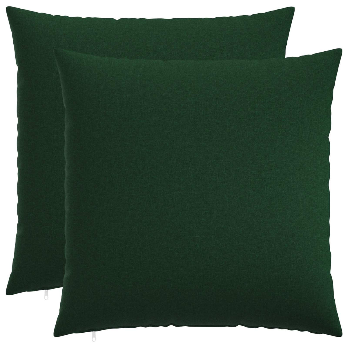 Throw Pillow 2 pcs HEERLEN Dark Green 80 x 80 cm Fabric
