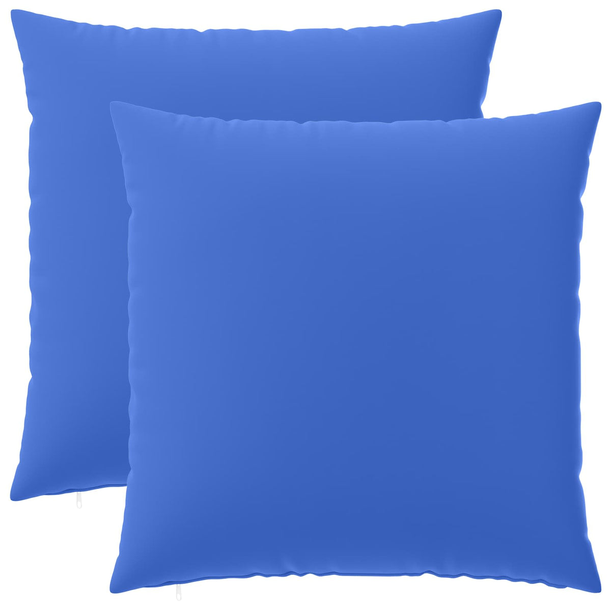 Cushion with Pillow HEERLEN 2 pcs Royal Blue Polyester