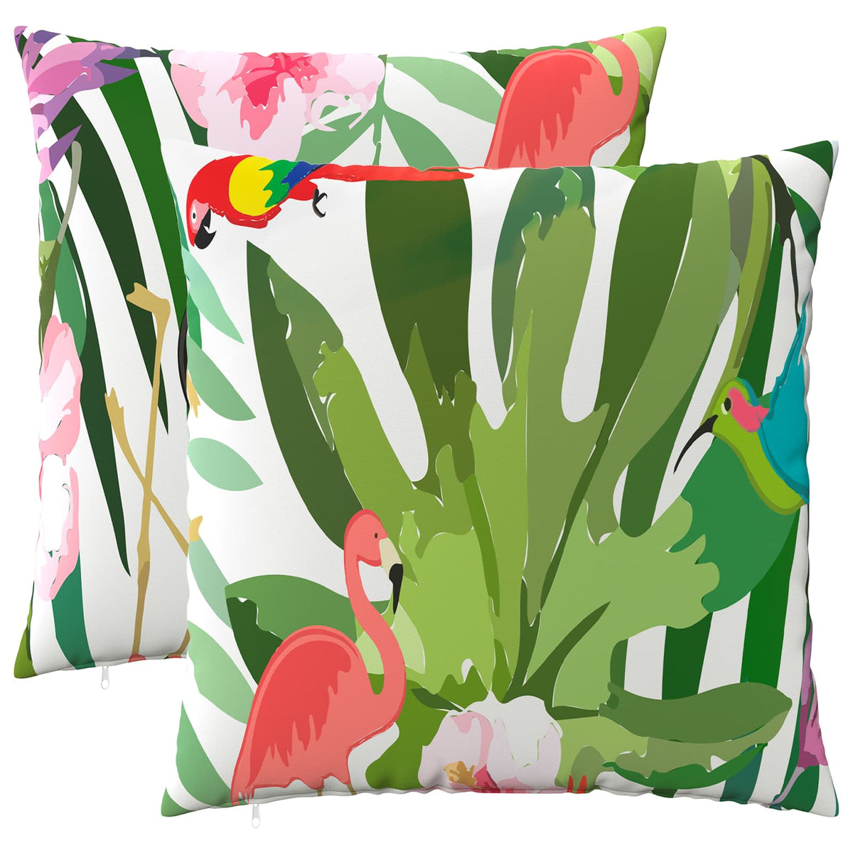 Cushion with Pillow HEERLEN 2 pcs Multicolour Polyester