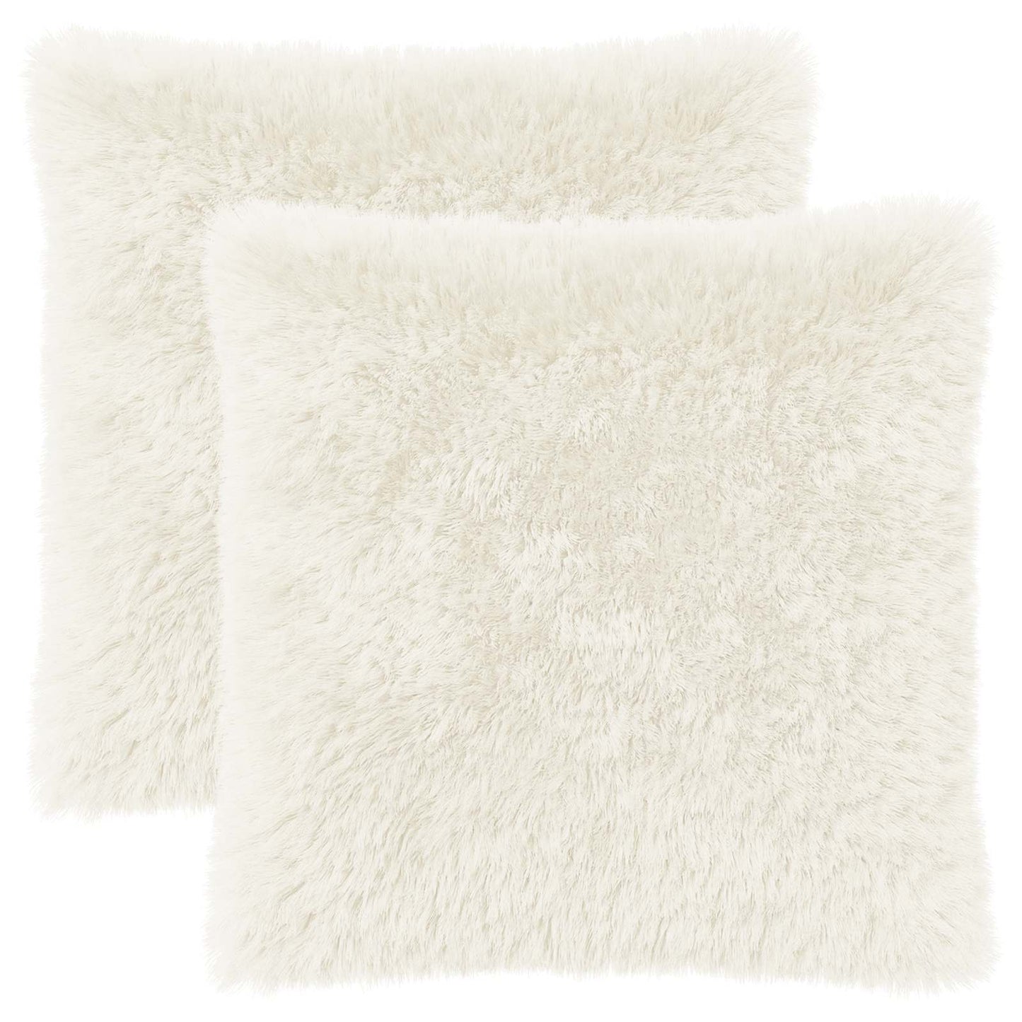 Cushion with Pillow HEERLEN 2 pcs White PV Fleece