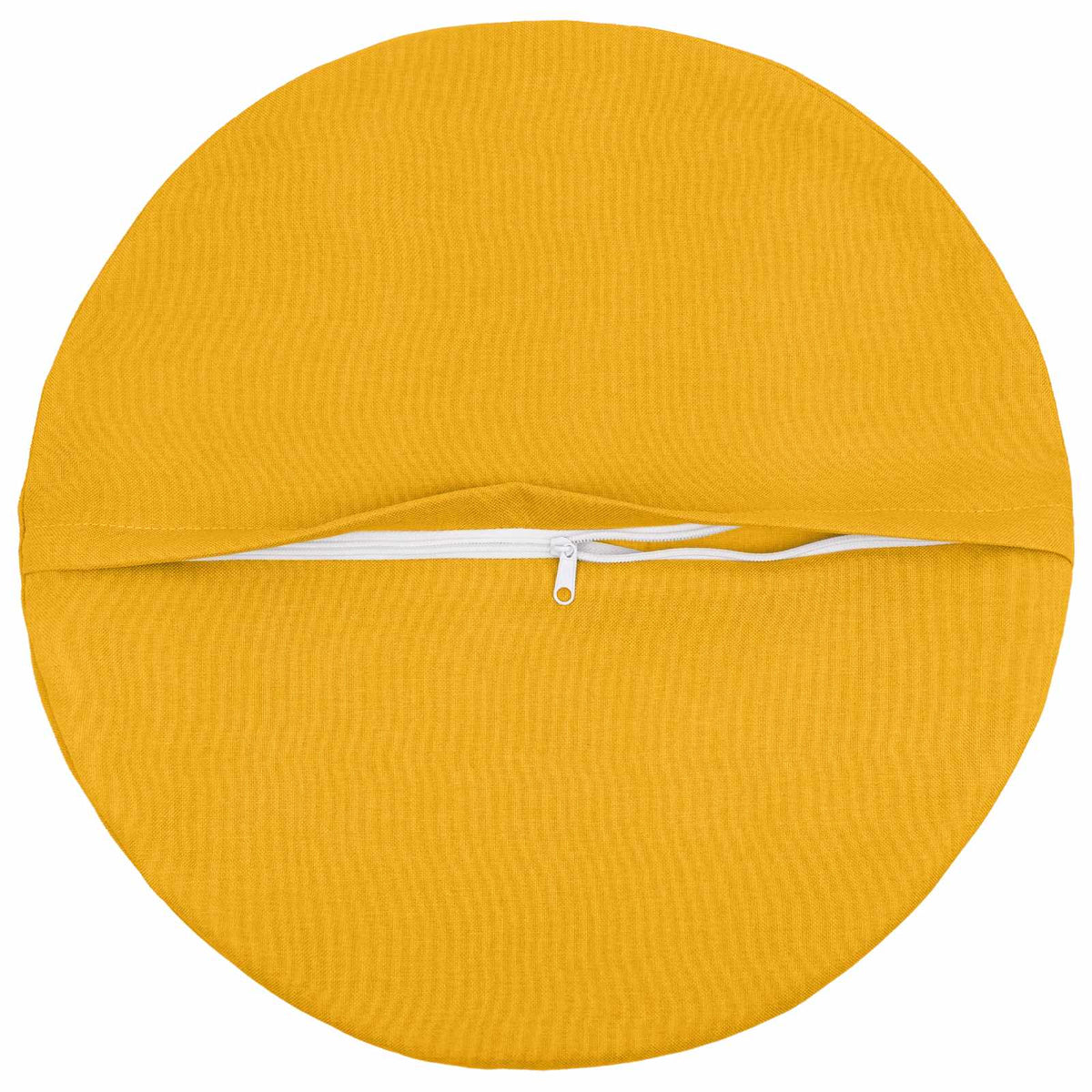 Cushion with Pillow HEERLEN 2 pcs Light Yellow Fabric