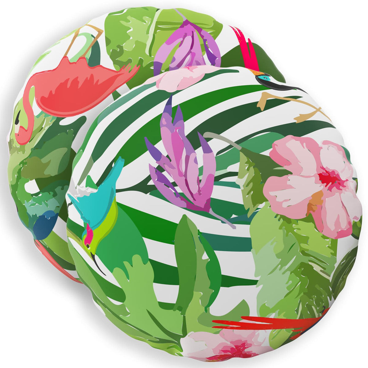 Cushion with Pillow HEERLEN 2 pcs Multicolour Polyester