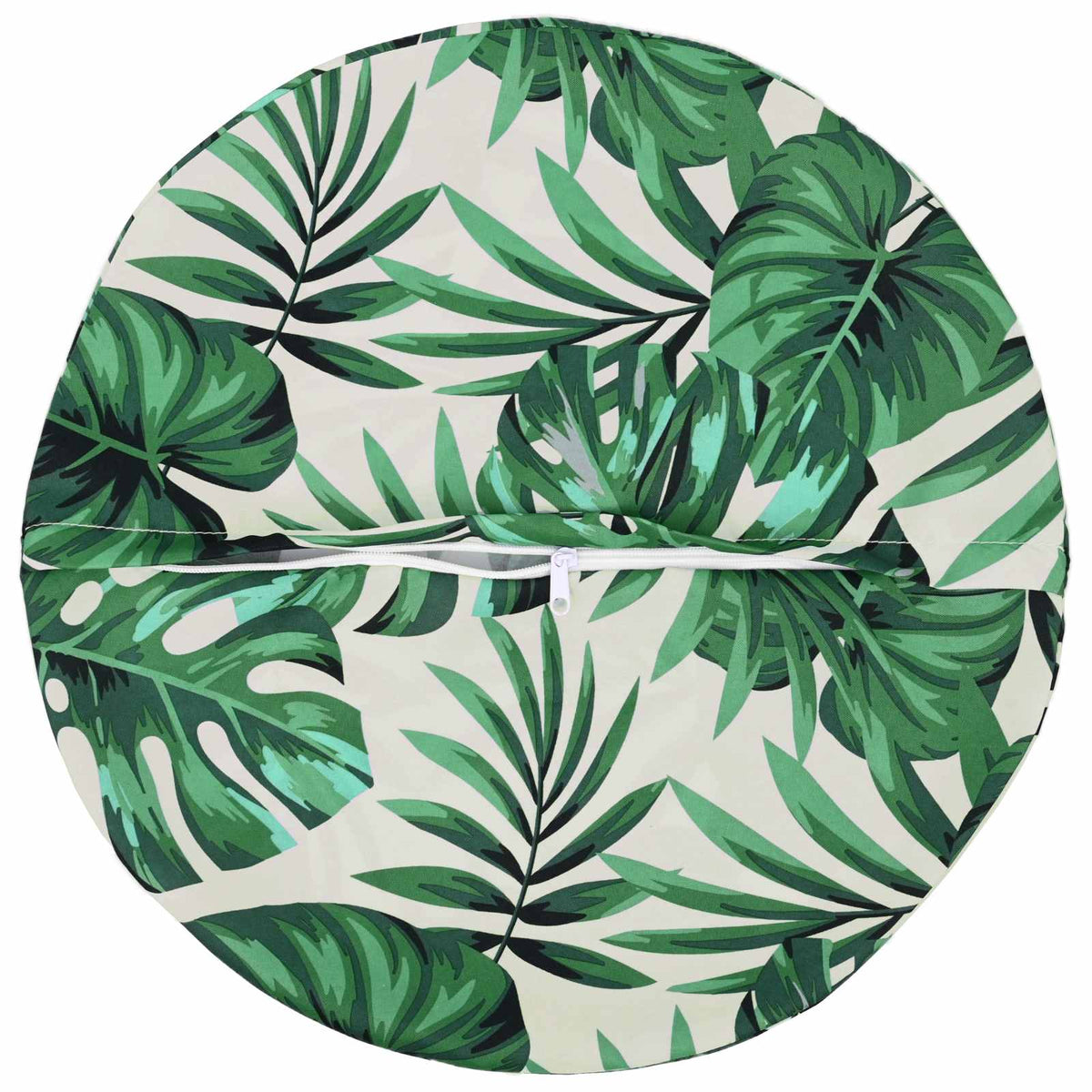 Cushion with Pillow HEERLEN 6 pcs Leaf Pattern Polyester