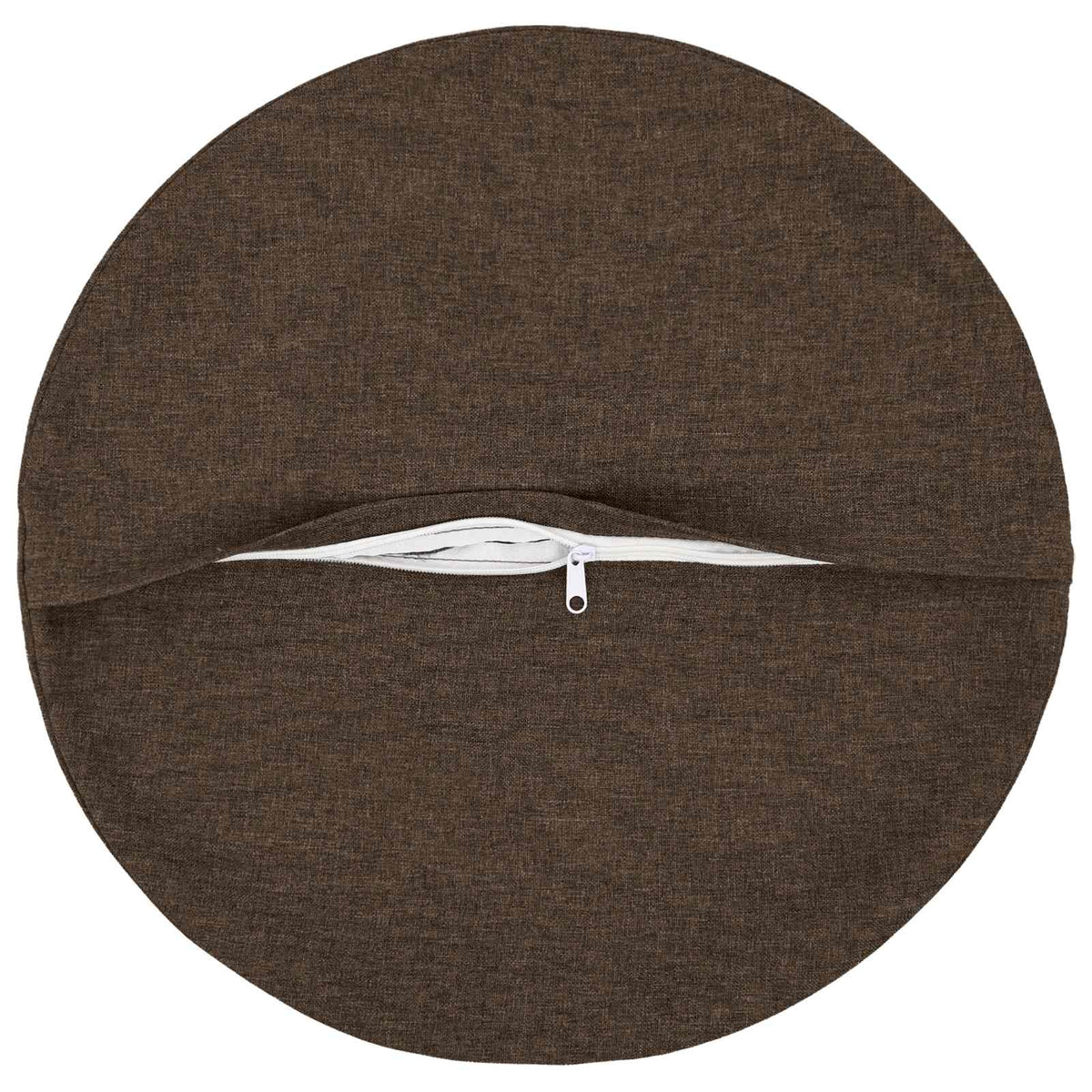 Throw Pillow 6 pcs HEERLEN Taupe Dia. 50 cm Fabric