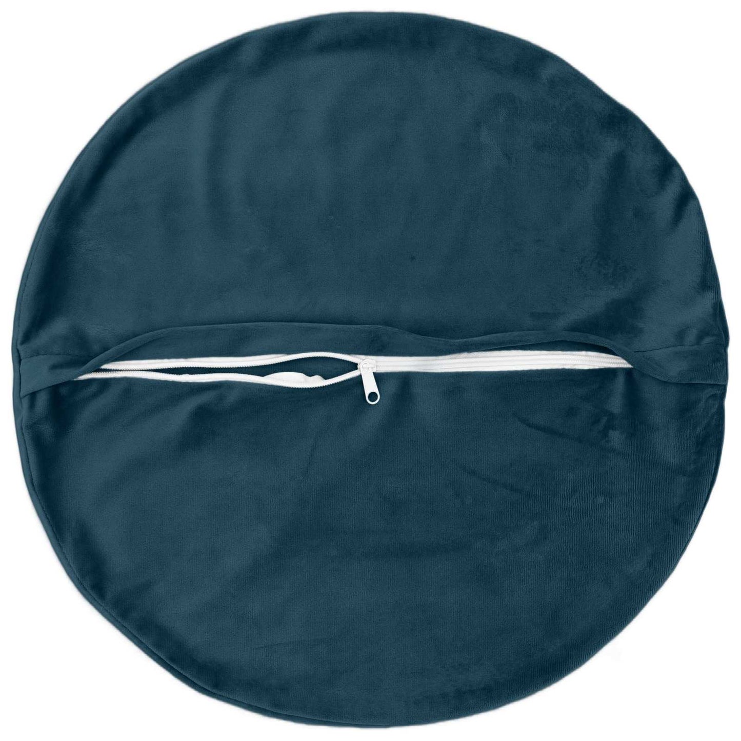 Cushion with Pillow HEERLEN 2 pcs Blue Velvet