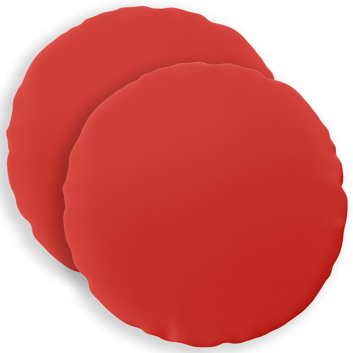 Throw Pillow 2 pcs HEERLEN Red Dia. 50 cm Polyester