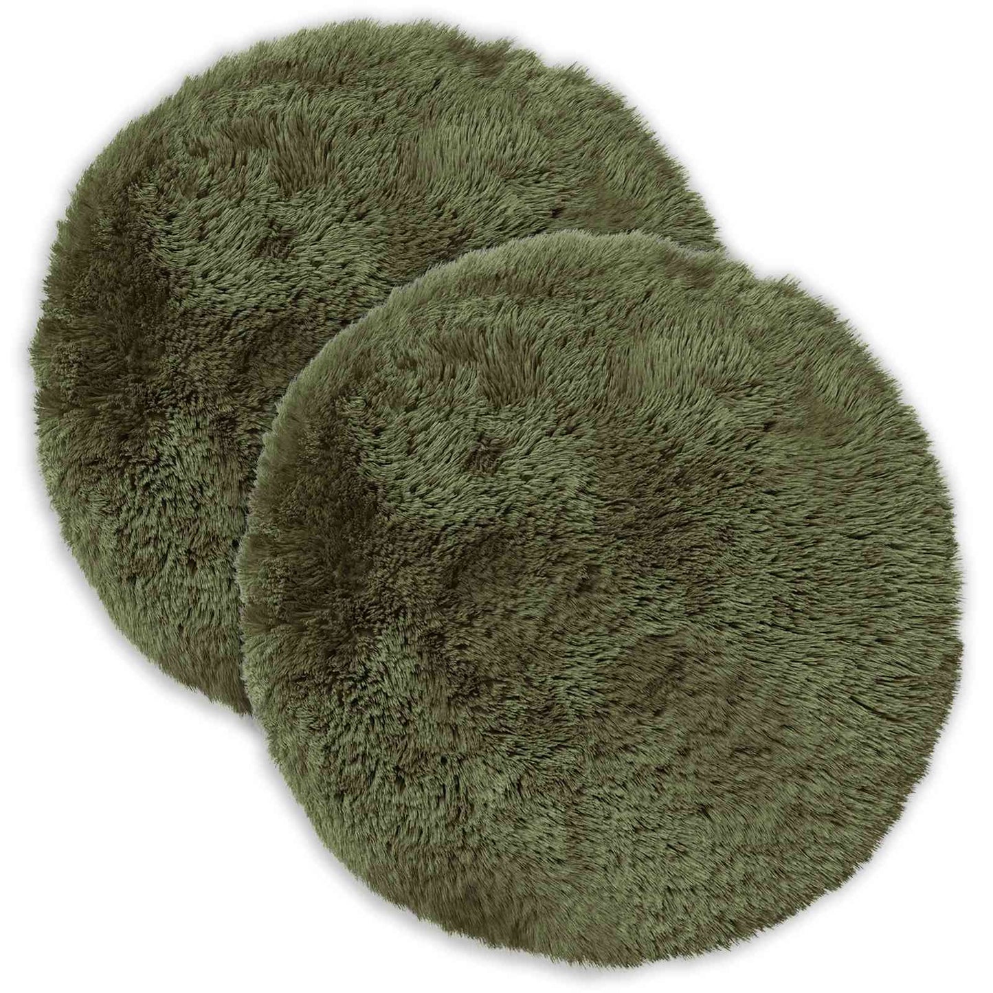 Cushion with Pillow HEERLEN 6 pcs Green PV Fleece