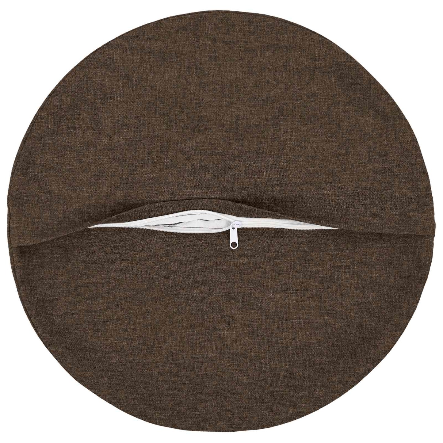 Cushion with Pillow HEERLEN 2 pcs Taupe Fabric