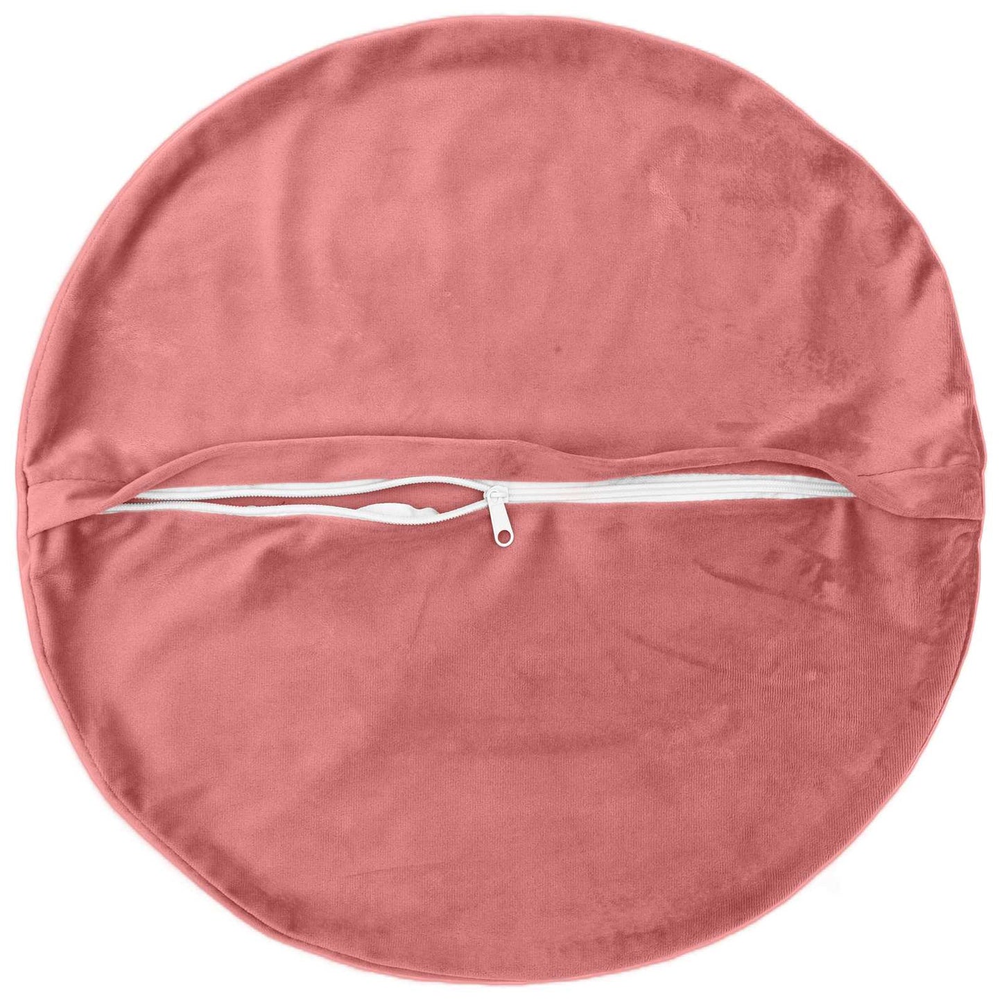 Cushion with Pillow HEERLEN 2 pcs Pink Velvet