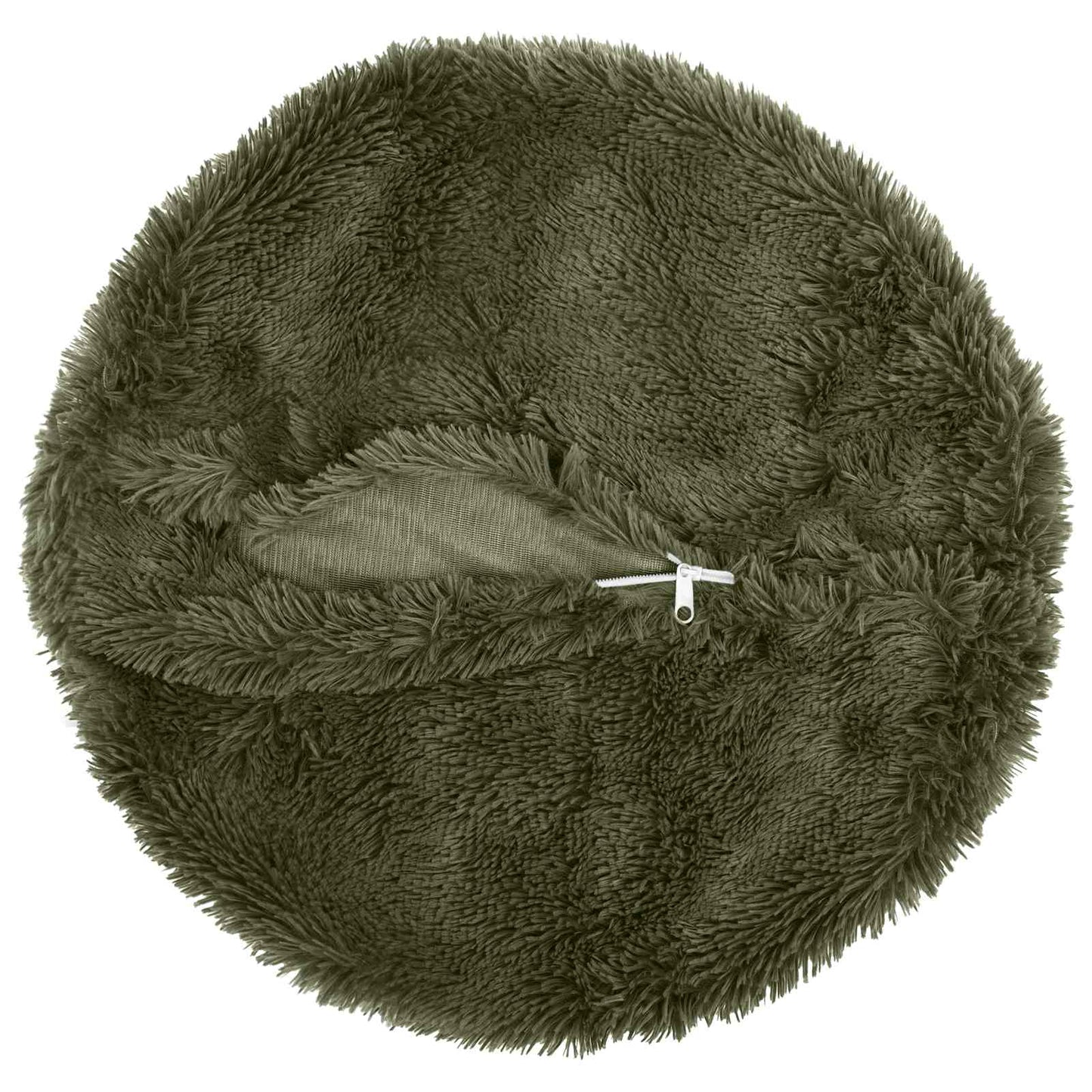 Cushion with Pillow HEERLEN 6 pcs Green PV Fleece