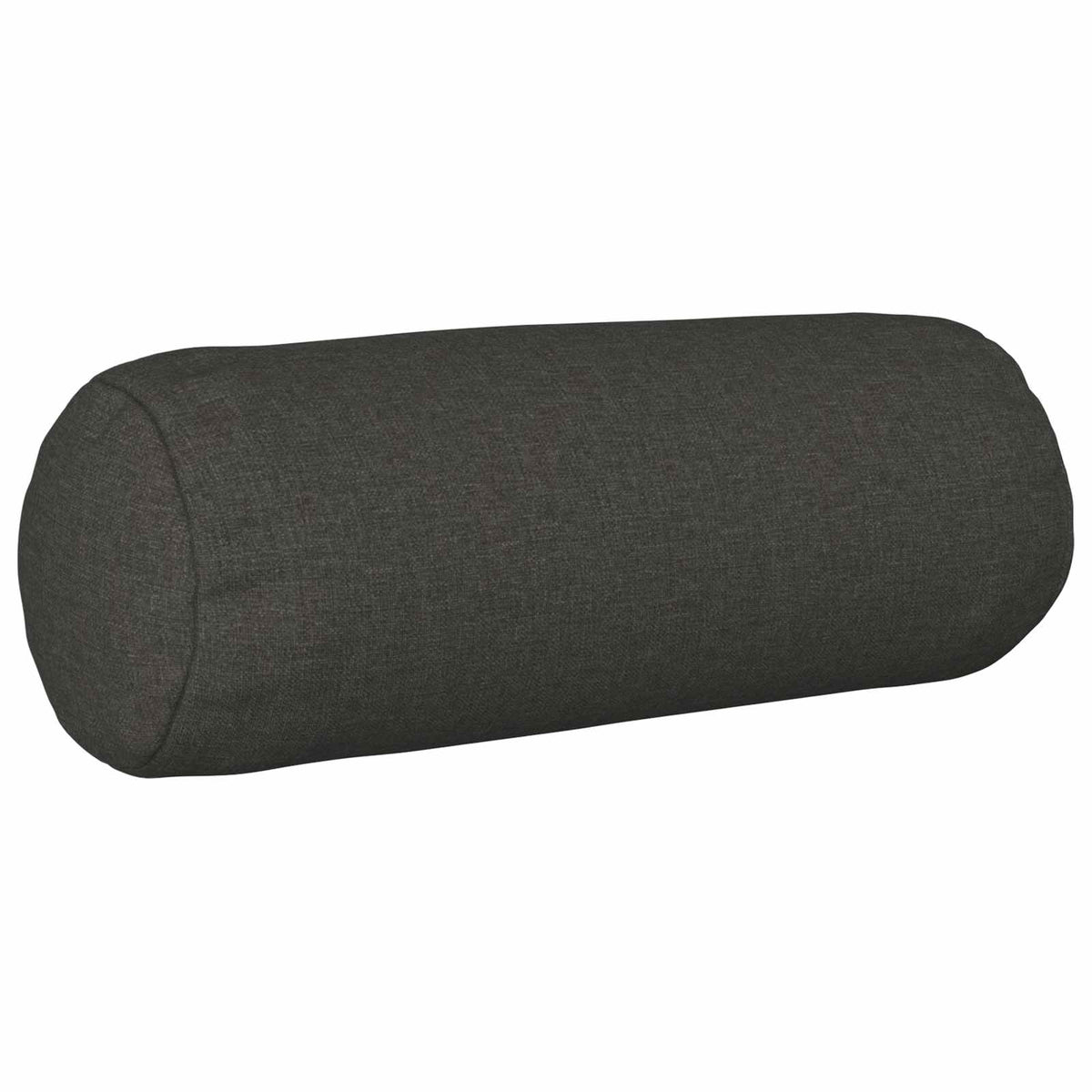 Cushion with Pillow HEERLEN 2 pcs Dark Grey Fabric