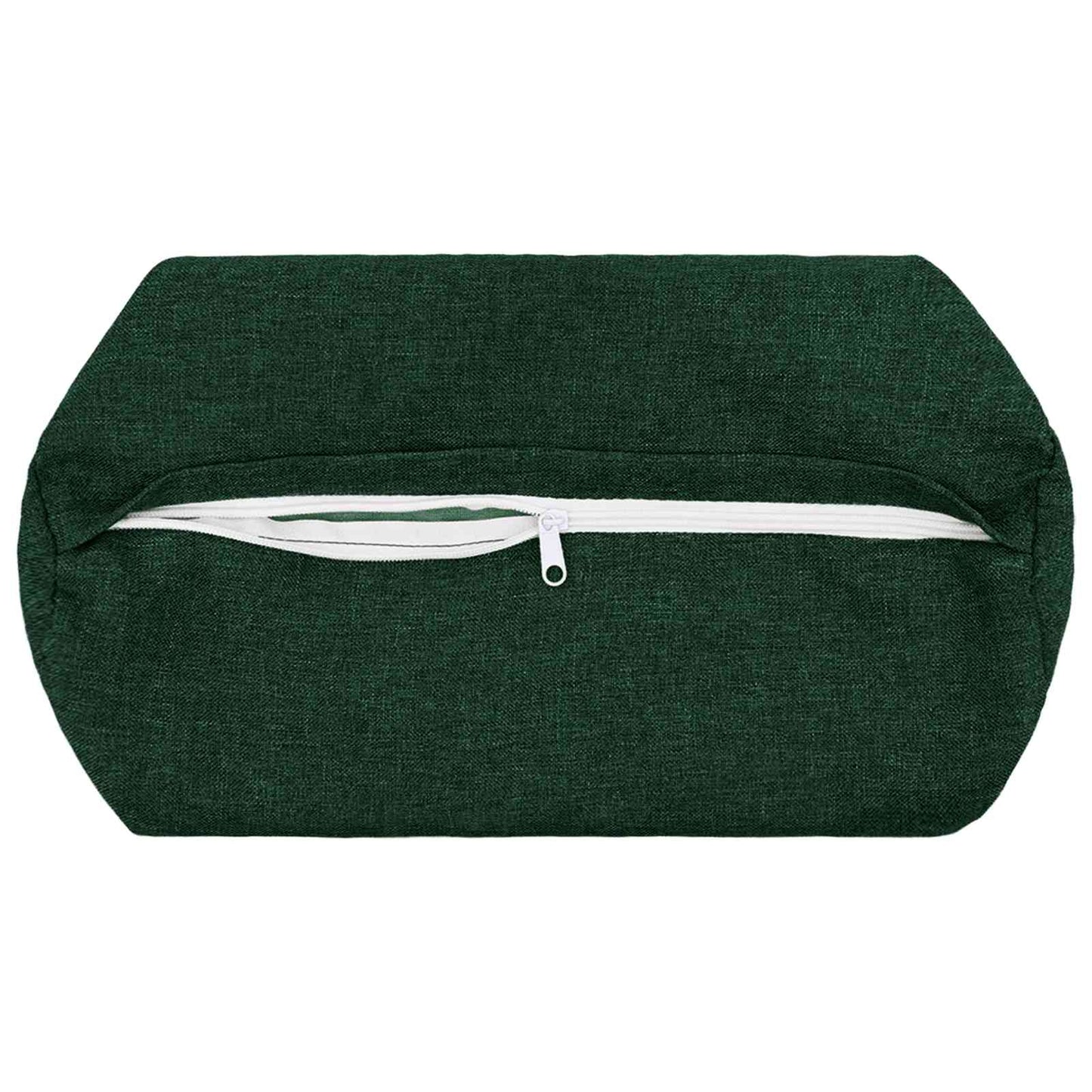 Cushion with Pillow HEERLEN 6 pcs Dark Green Fabric