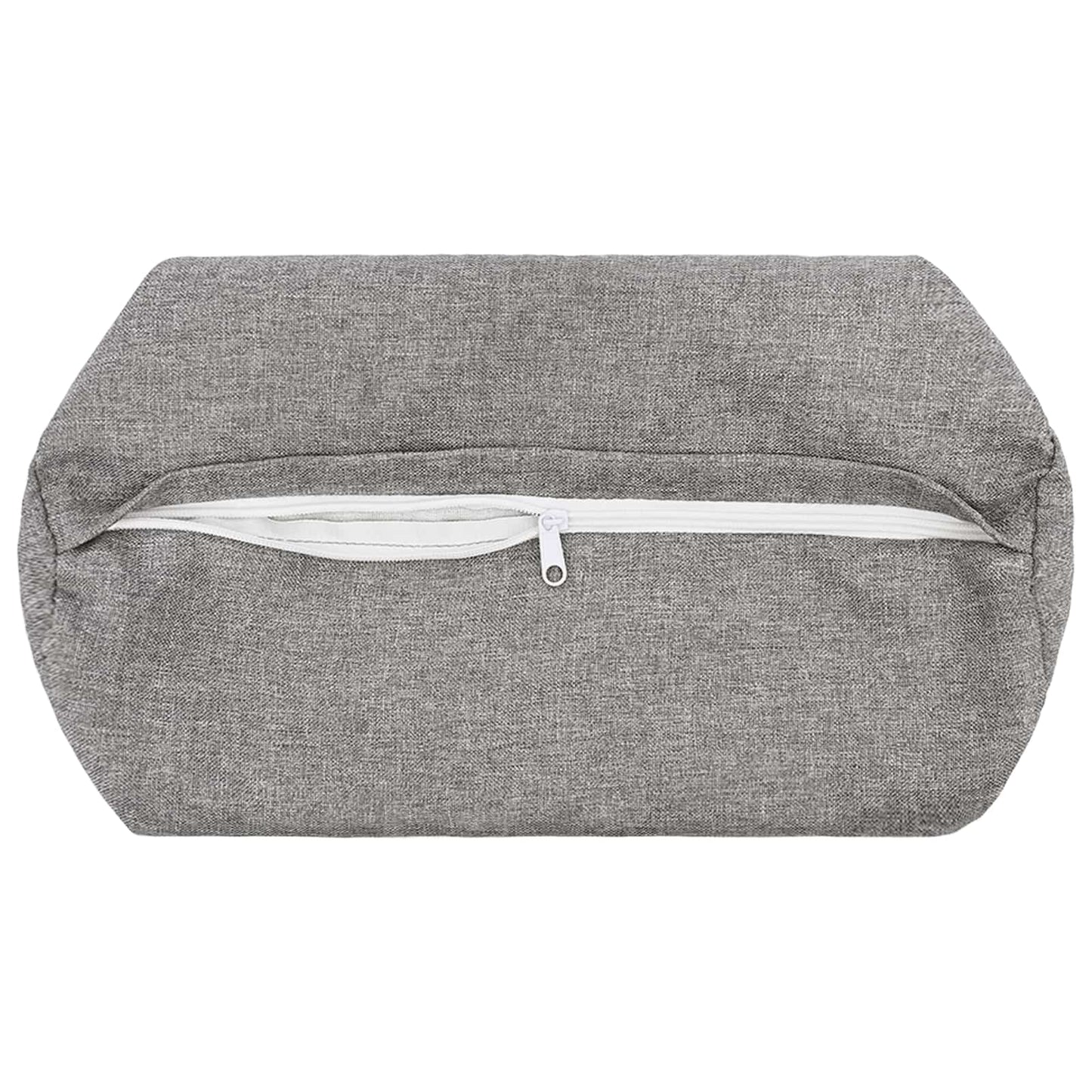 Cushion with Pillow HEERLEN 6 pcs Cloud Grey Fabric