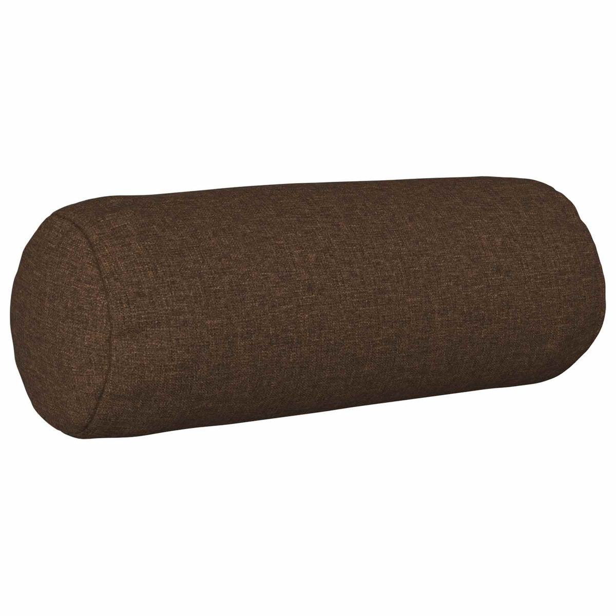 Throw Pillow 2 pcs HEERLEN Brown Dia. 15 x 40 cm Fabric