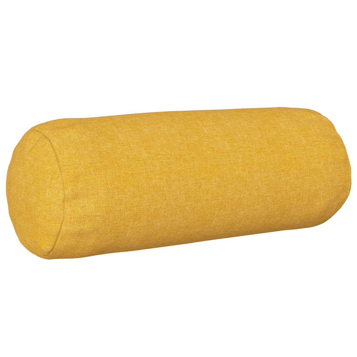 Throw Pillow 2 pcs HEERLEN Light Yellow Dia. 15 x 40 cm Fabric