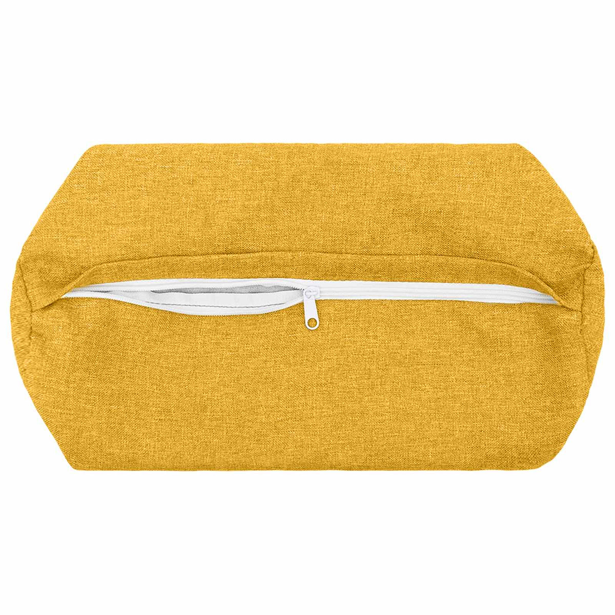 Throw Pillow 6 pcs HEERLEN Light Yellow Dia. 15 x 40 cm Fabric