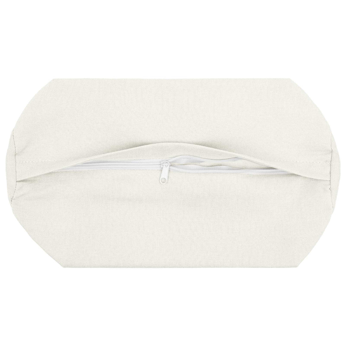 Cushion with Pillow HEERLEN 6 pcs White Fabric