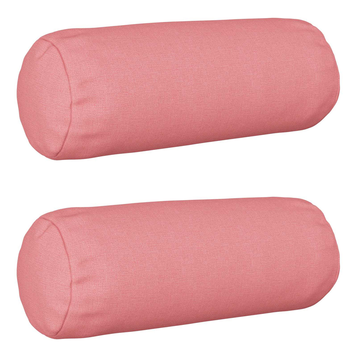 Cushion with Pillow HEERLEN 2 pcs Pink Fabric
