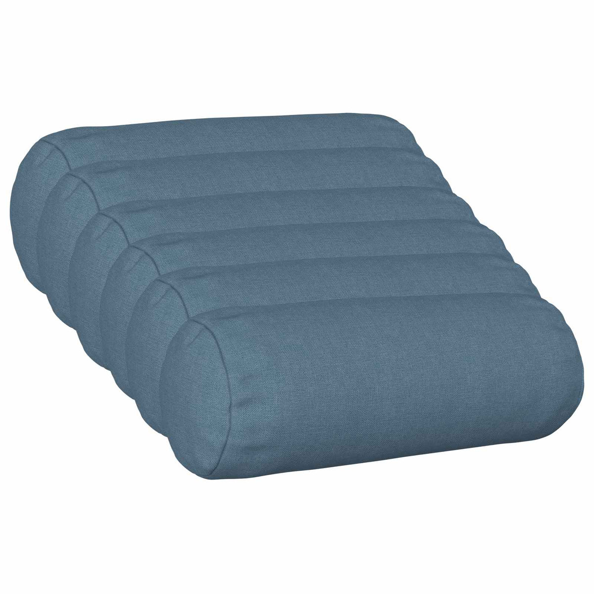 Cushion with Pillow HEERLEN 6 pcs Jeans Blue Fabric