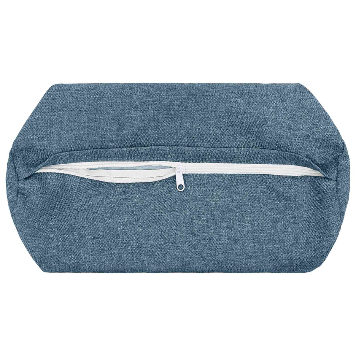 Throw Pillow 6 pcs HEERLEN Jeans Blue Dia. 15 x 40 cm Fabric