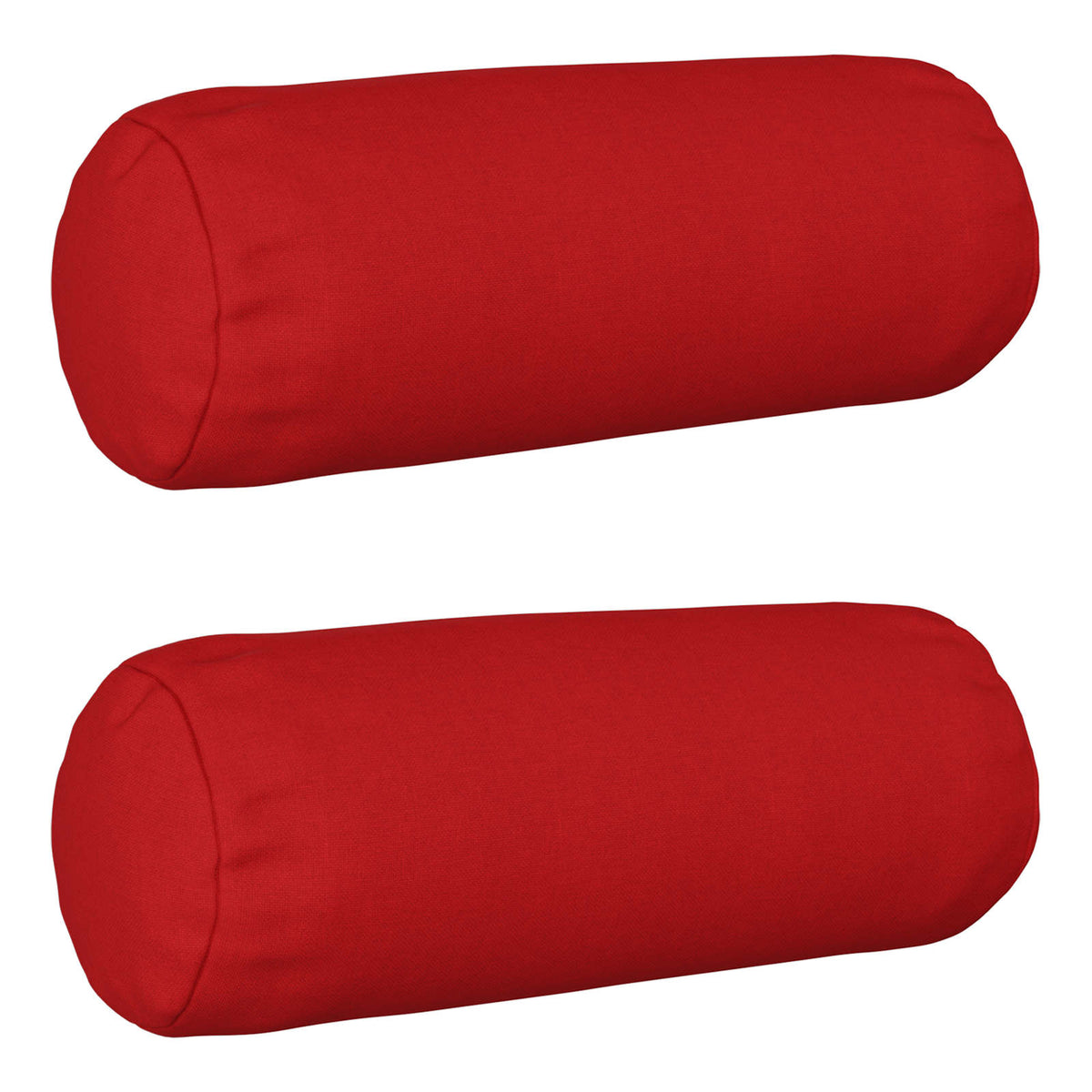 Cushion with Pillow HEERLEN 2 pcs Red Fabric