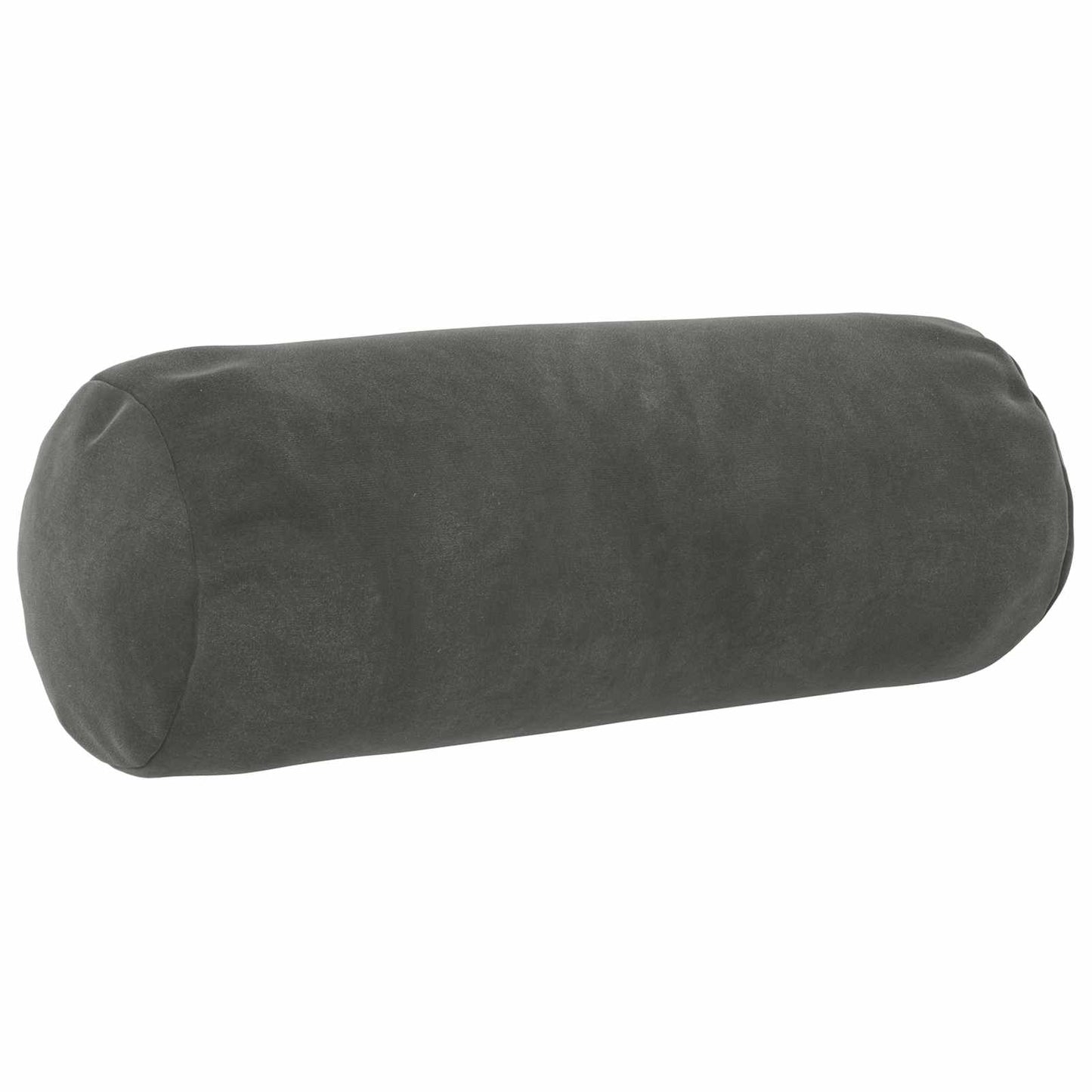 Cushion with Pillow HEERLEN 2 pcs Dark Grey Velvet