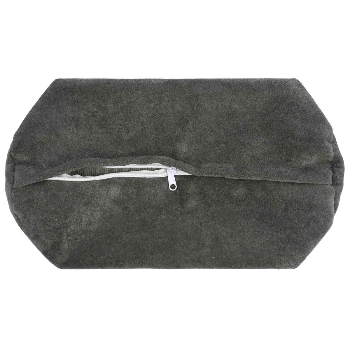 Cushion with Pillow HEERLEN 2 pcs Anthracite Microfiber Fleece