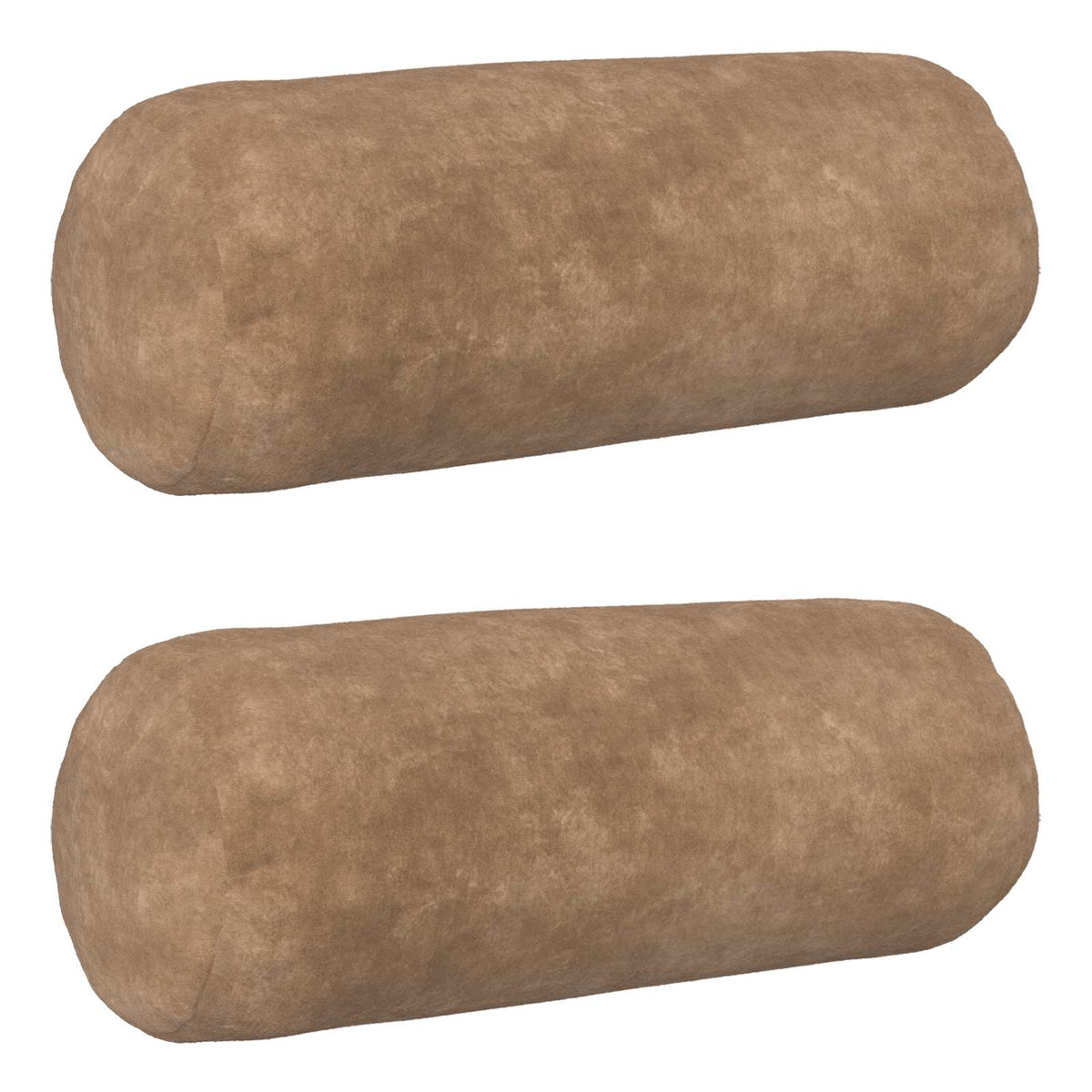 Cushion with Pillow HEERLEN 2 pcs Taupe Microfiber Fleece