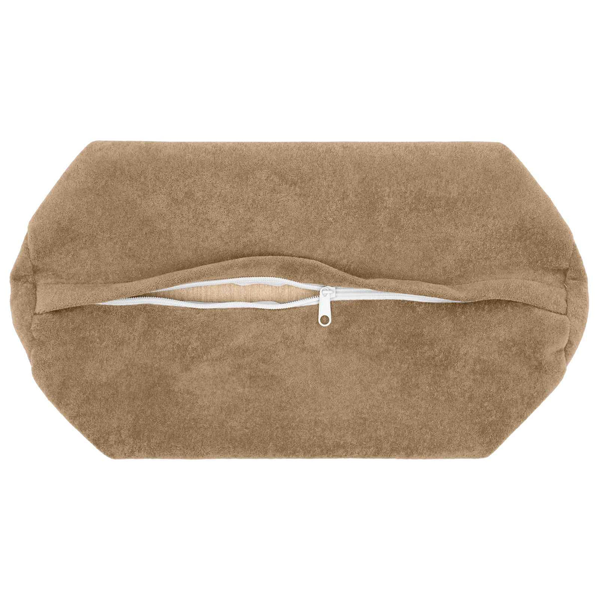 Cushion with Pillow HEERLEN 6 pcs Taupe Microfiber Fleece