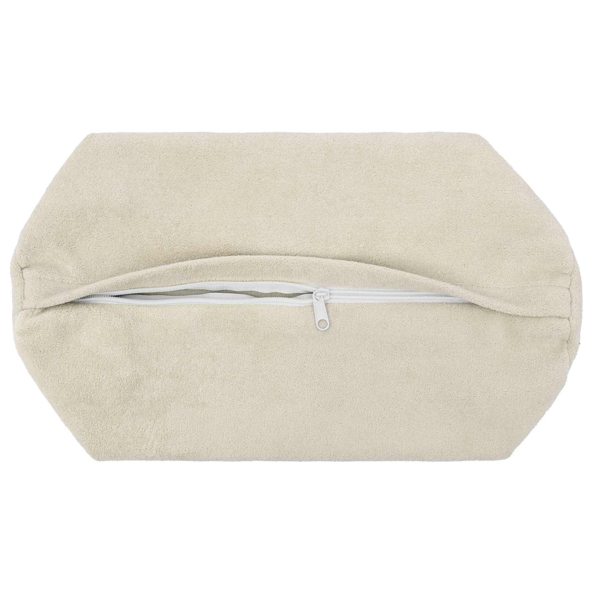 Cushion with Pillow HEERLEN 6 pcs Cream Microfiber Fleece