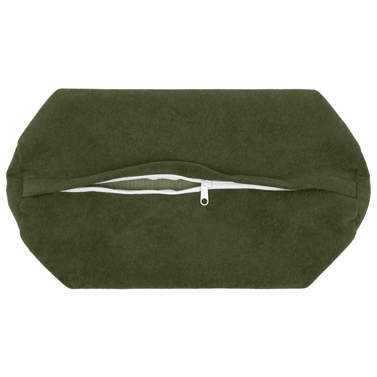 Cushion with Pillow HEERLEN 6 pcs Green Microfiber Fleece