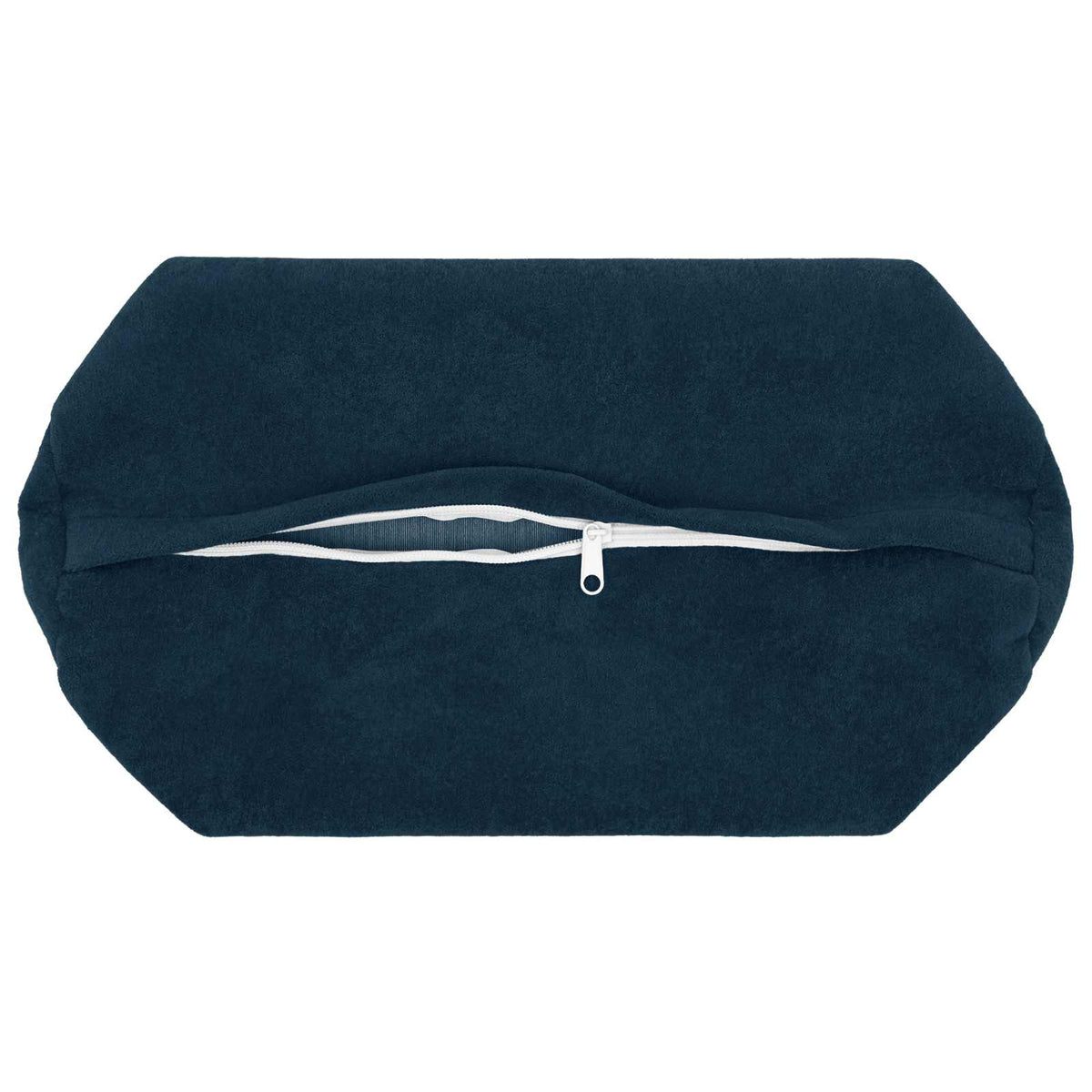 Cushion with Pillow HEERLEN 6 pcs Blue Microfiber Fleece