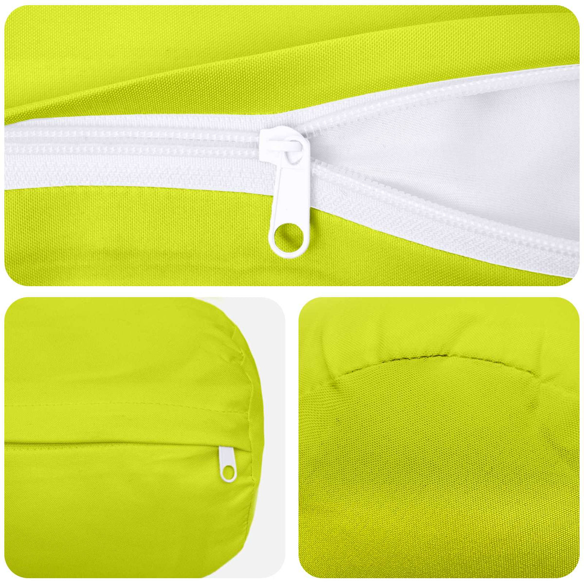 Cushion with Pillow HEERLEN 6 pcs Bright Green Polyester