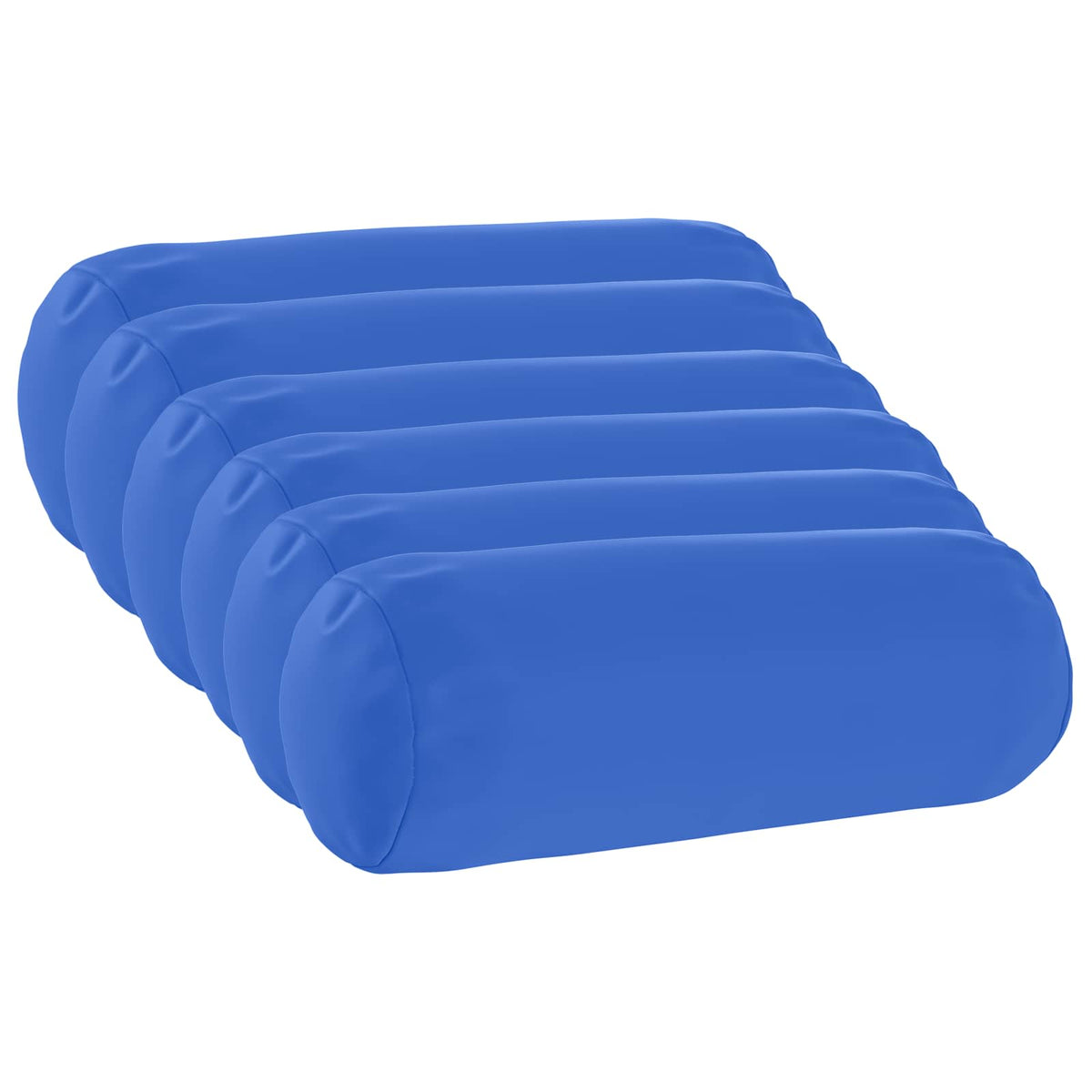 Throw Pillow 6 pcs HEERLEN Royal Blue Dia. 15 x 40 cm Polyester
