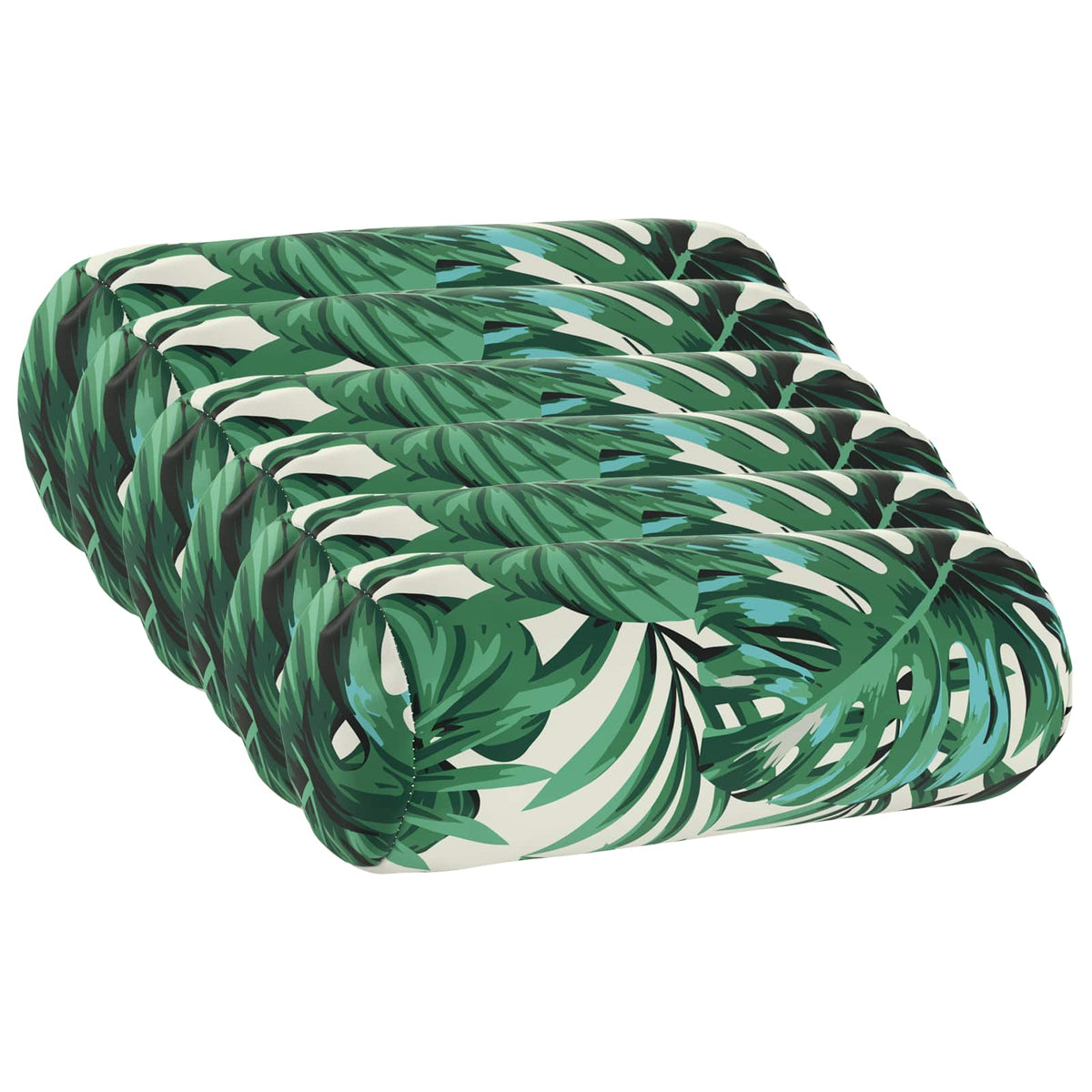Throw Pillow 6 pcs HEERLEN Leaf Pattern Dia. 15 x 40 cm