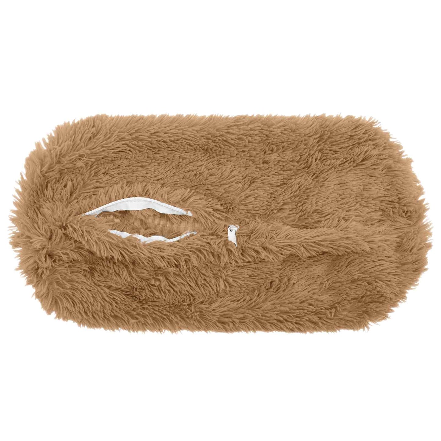 Cushion with Pillow HEERLEN 6 pcs Taupe PV Fleece