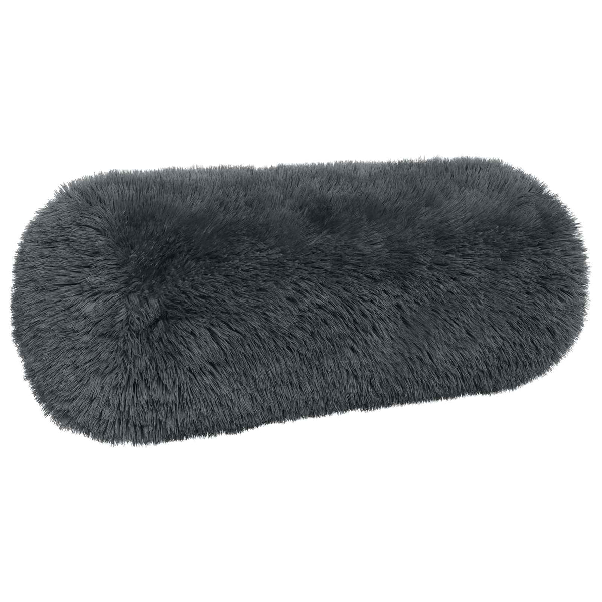 Cushion with Pillow HEERLEN 2 pcs Anthracite PV Fleece