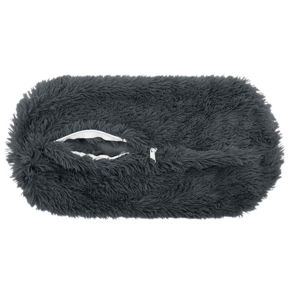 Cushion with Pillow HEERLEN 2 pcs Anthracite PV Fleece