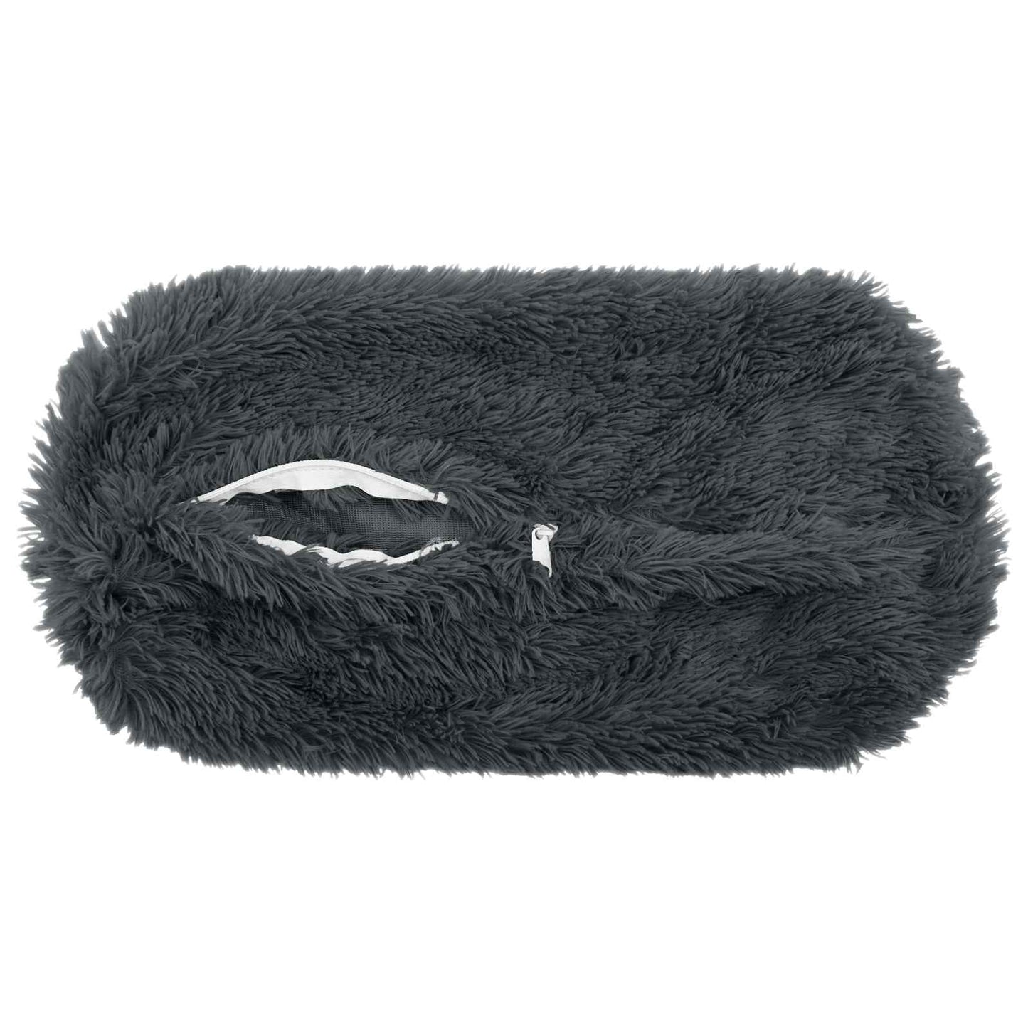 Cushion with Pillow HEERLEN 6 pcs Anthracite PV Fleece