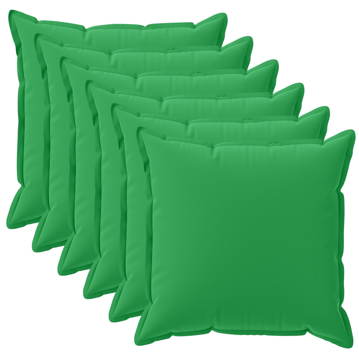 Throw Pillow 6 pcs HOUTEN Green 30 x 30 cm Polyester