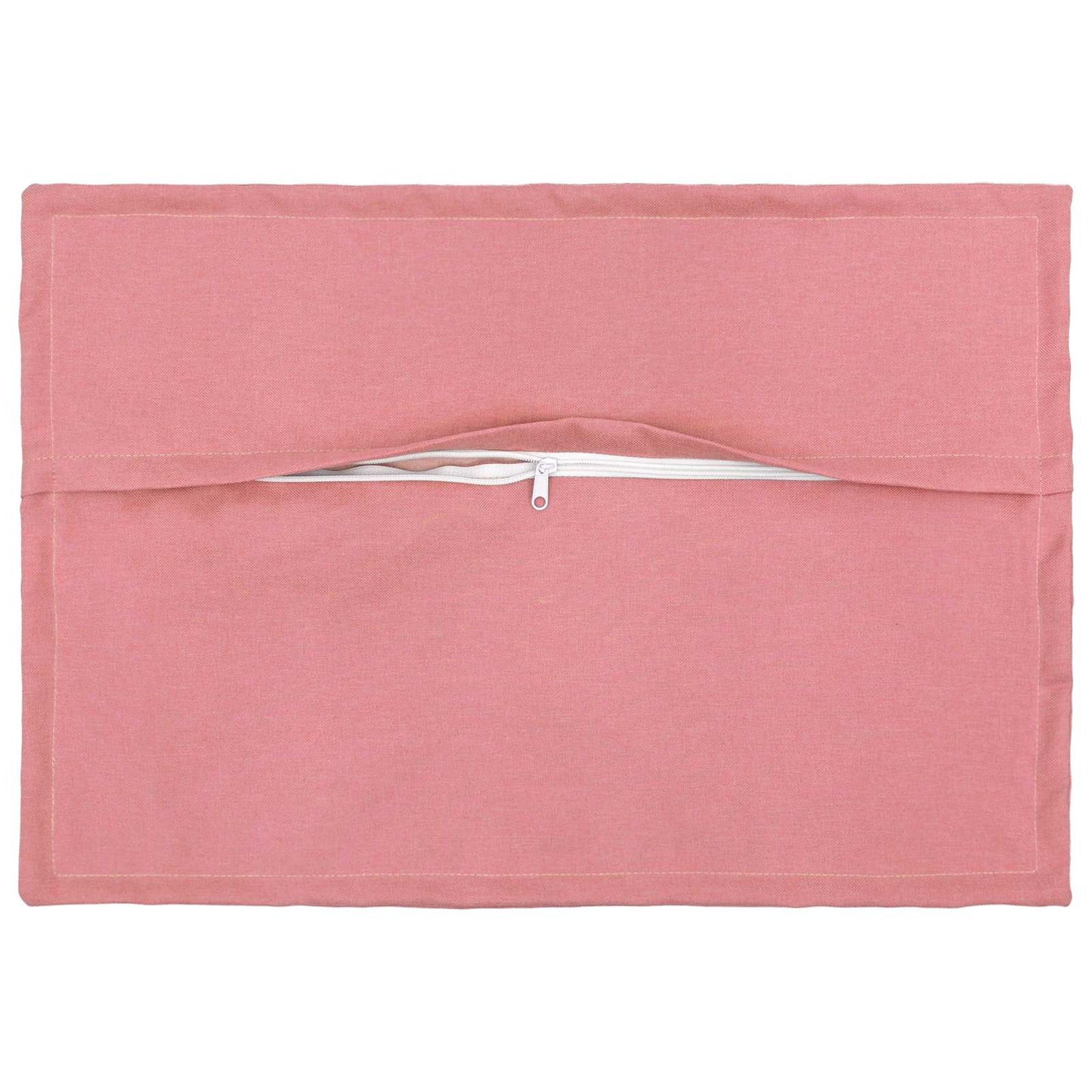 Cushion with Pillow HOUTEN 6 pcs Pink Faux Linen