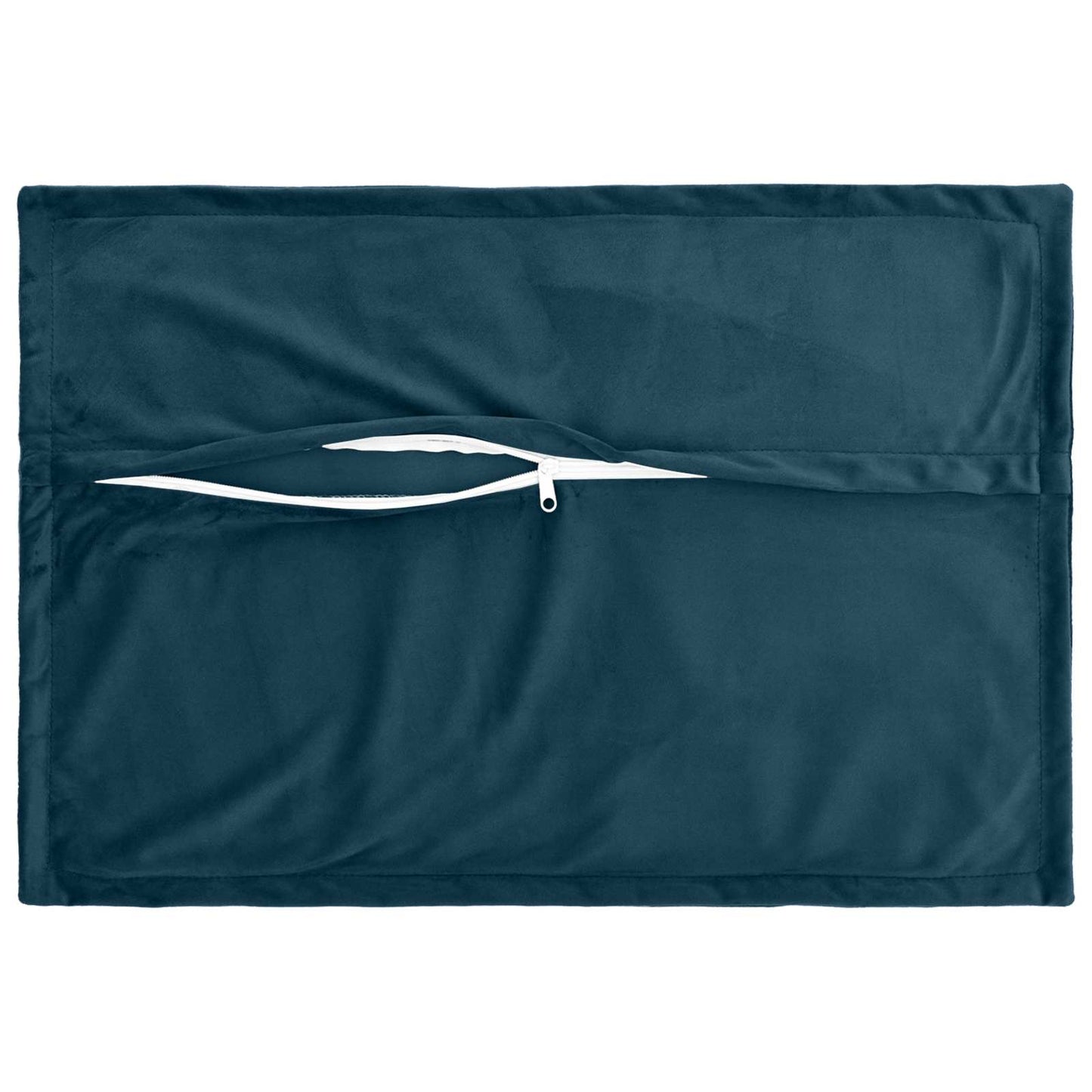 Cushion with Pillow HOUTEN 6 pcs Blue Velvet