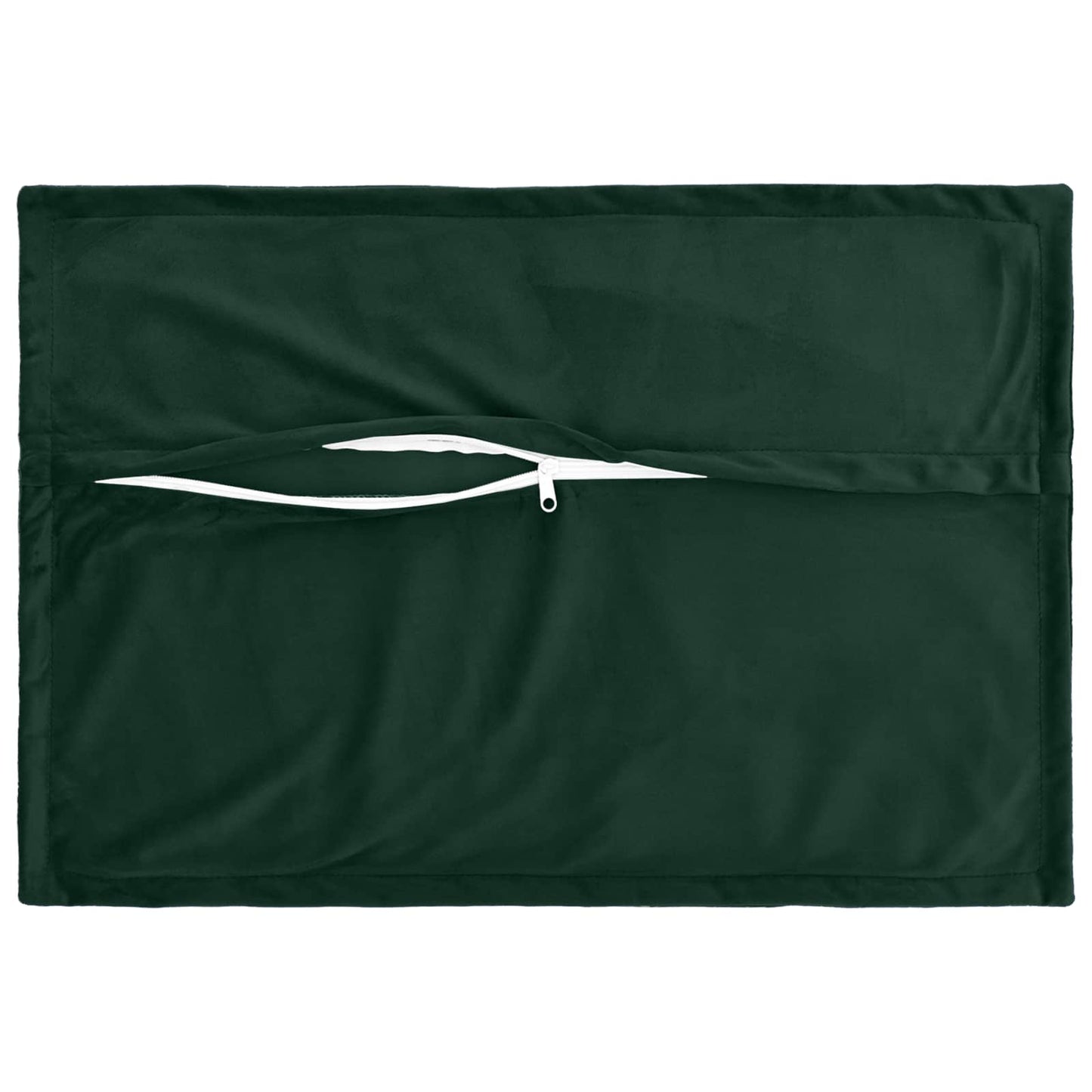 Cushion with Pillow HOUTEN 6 pcs Dark Green Velvet
