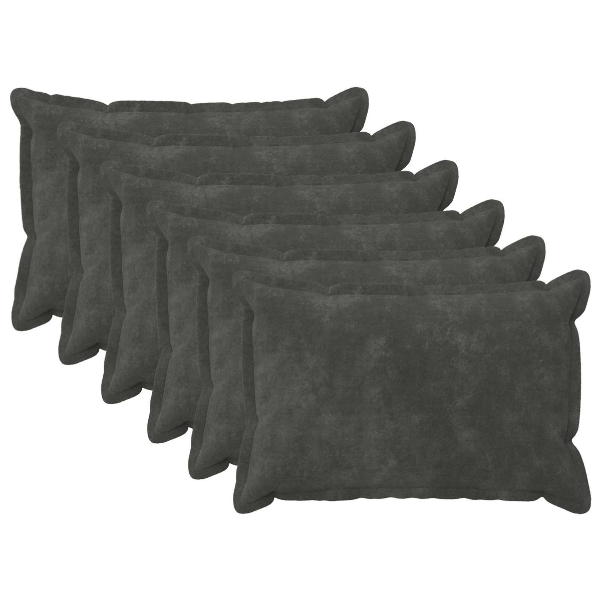 Throw Pillow 6 pcs HOUTEN Anthracite 30 x 50 cm